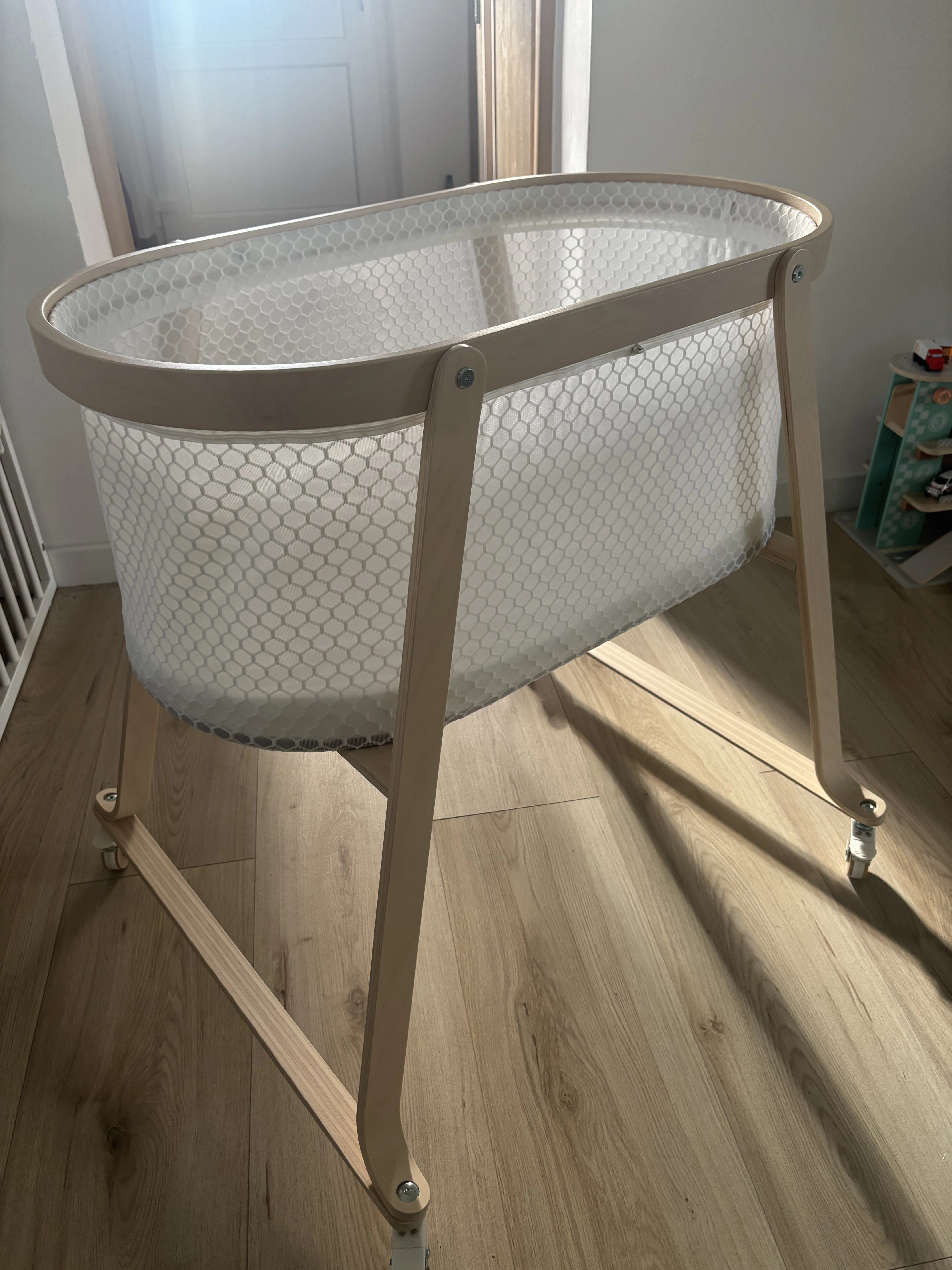 IKEA ALSKVARD Kolébka s matrací, bříza, 40 x 73 cm